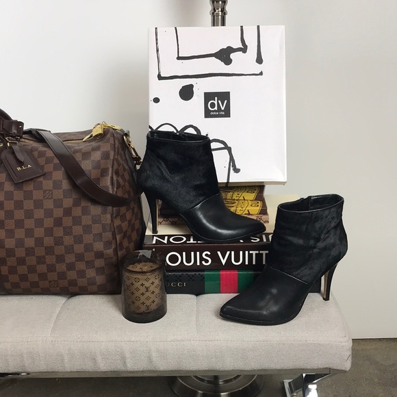 Dolce Vita Shoes - Dolce Vita Katin-2 Black Calf Hair Booties // Boot